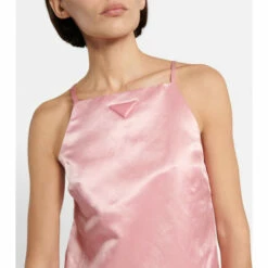 Prada Cupro-blend Minidress -Cheap Prada Store unnamed file 103