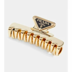 Prada Logo Hair Clip