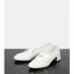 Prada Logo Leather Loafer Pumps -Cheap Prada Store unnamed file 108