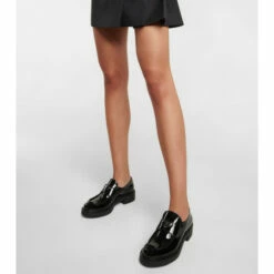 Prada Logo Patent Leather Loafers -Cheap Prada Store unnamed file 1116