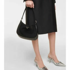 Prada Cleo Small Leather Shoulder Bag