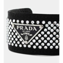 Prada Crystal-embellished Logo Bracelet -Cheap Prada Store unnamed file 1164