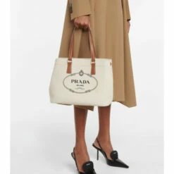 Prada Ensemble Small Canvas Tote