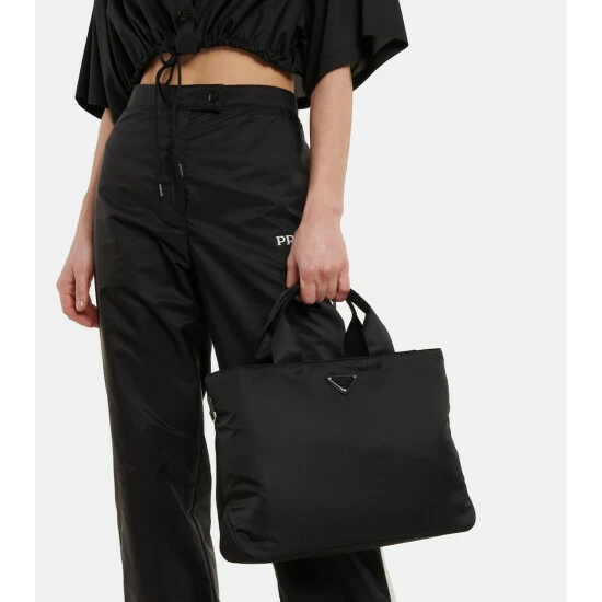 Prada Leather-trimmed Nylon Tote 3 Prada Leather-trimmed Nylon Tote