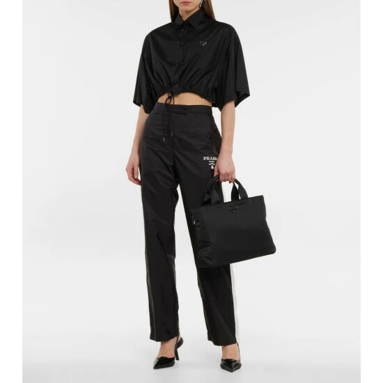 Prada Leather-trimmed Nylon Tote 6 Prada Leather-trimmed Nylon Tote - Image 4