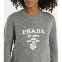 Prada Logo Wool And Cashmere Sweater -Cheap Prada Store unnamed file 1241