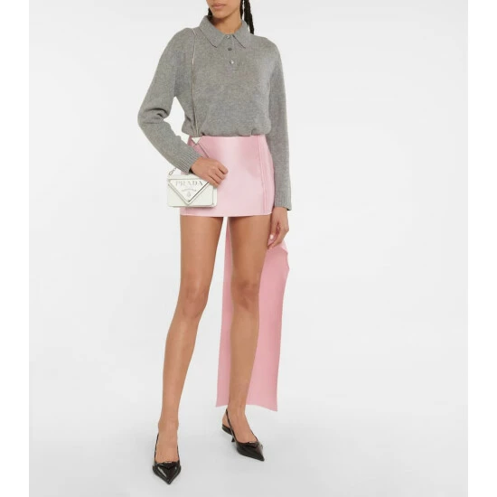 Prada Triangle Mini Leather Crossbody Bag 6 Prada Triangle Mini Leather Crossbody Bag - Image 4