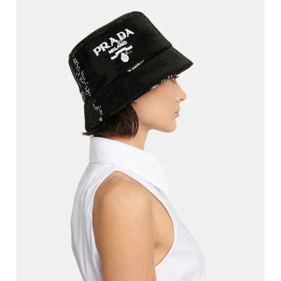 Prada Sequined Bucket Hat 3 Prada Sequined Bucket Hat
