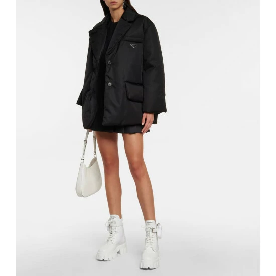 Prada Monolith Leather Ankle Boots 3 Prada Monolith Leather Ankle Boots