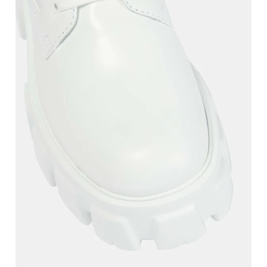 Prada Monolith Leather Ankle Boots 7 Prada Monolith Leather Ankle Boots - Image 5