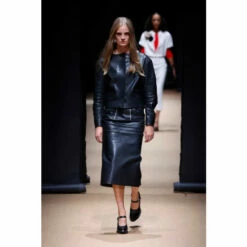 Prada Leather Midi Skirt -Cheap Prada Store unnamed file 132