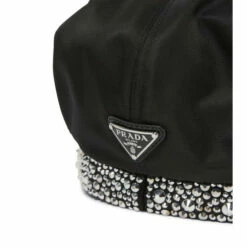 Prada Re-Nylon Embellished Baker Boy Cap -Cheap Prada Store unnamed file 1324