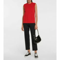 Prada Logo Leather Low-top Sneakers