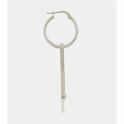 Prada Logo Hoop Earring