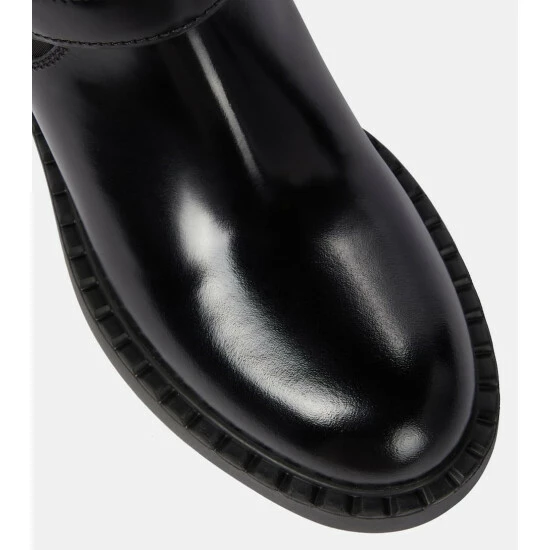 Prada Re-Nylon And Leather Ankle Boots 7 Prada Re-Nylon And Leather Ankle Boots - Image 5