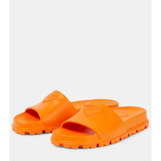 Prada Logo Rubber Slides 6 Prada Logo Rubber Slides - Image 4