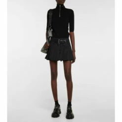 Prada Pleated Miniskirt