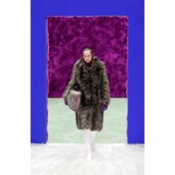 Prada Leather-trimmed Faux Fur Tote -Cheap Prada Store unnamed file 1388