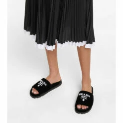 Prada Embroidered Velvet Slides -Cheap Prada Store unnamed file 1419