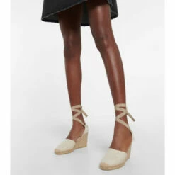 Prada Espadrille Linen Wedge Sandals -Cheap Prada Store unnamed file 142