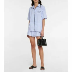 Prada Saffiano Leather Slides