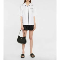 Prada Logo Rubber Slides