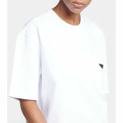 Prada Logo Cotton Jersey T-shirt -Cheap Prada Store unnamed file 147