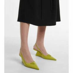 Prada Logo Slingback Leather Pumps -Cheap Prada Store unnamed file 1483