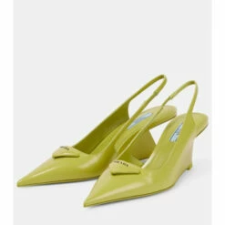 Prada Logo Slingback Leather Pumps -Cheap Prada Store unnamed file 1484
