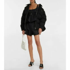 Prada Logo Peplum Top