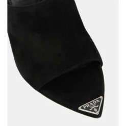 Prada Logo Suede Mules -Cheap Prada Store unnamed file 1517
