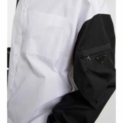 Prada Re-Nylon And Cotton Poplin Shirt -Cheap Prada Store unnamed file 1526