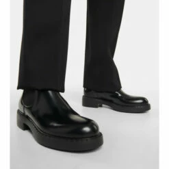 Prada Leather Platform Ankle Boots -Cheap Prada Store unnamed file 1539