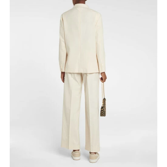 Prada Double-breasted Cotton Blazer 4 Prada Double-breasted Cotton Blazer - Image 2