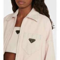 Prada Logo Cropped Denim Jacket 9 Prada Logo Cropped Denim Jacket -Cheap Prada Store unnamed file 1621