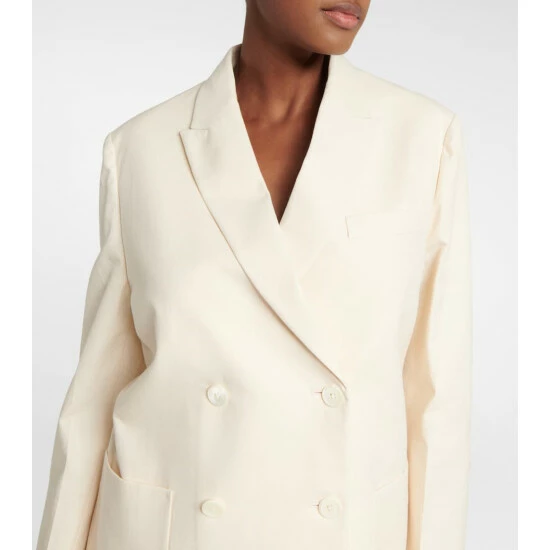 Prada Double-breasted Cotton Blazer 5 Prada Double-breasted Cotton Blazer - Image 3