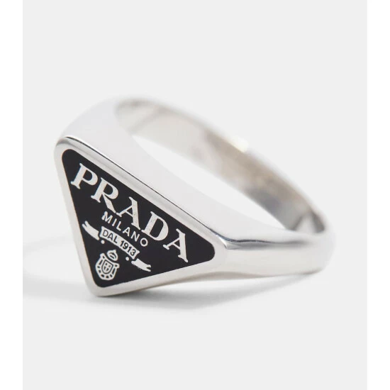 Prada Symbole Sterling Silver Ring 4 Prada Symbole Sterling Silver Ring - Image 2