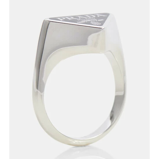 Prada Symbole Sterling Silver Ring 5 Prada Symbole Sterling Silver Ring - Image 3