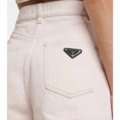 Prada High-rise Denim Shorts -Cheap Prada Store unnamed file 1686
