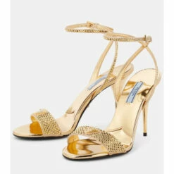 Prada Crystal-embellished Satin Sandals -Cheap Prada Store unnamed file 17