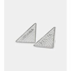 Prada Logo Embellished Silver Earrings -Cheap Prada Store unnamed file 1717