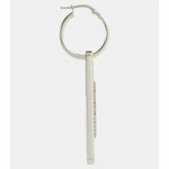 Prada Embellished Logo Single Earring