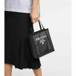 Prada Logo Sequin-embellished Tote