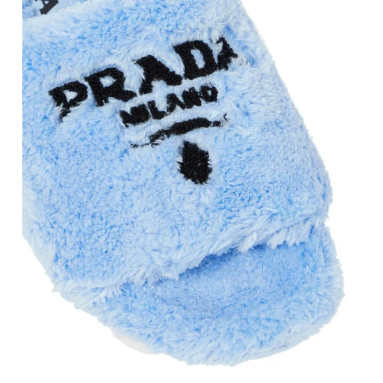 Prada Logo Terry Slides 7 Prada Logo Terry Slides - Image 5