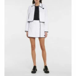 Prada Cotton Terry Miniskirt