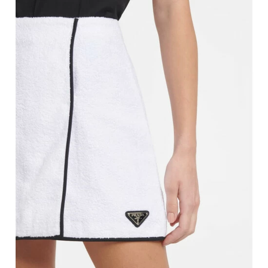 Prada Cotton Terry Miniskirt 5 Prada Cotton Terry Miniskirt - Image 3