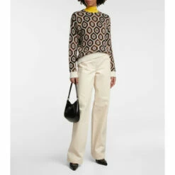 Prada High-rise Wide-leg Jeans