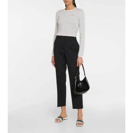 Prada Logo-embroidered Sandals 3 Prada Logo-embroidered Sandals