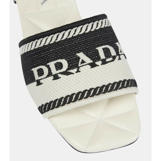 Prada Logo-embroidered Sandals 7 Prada Logo-embroidered Sandals - Image 5
