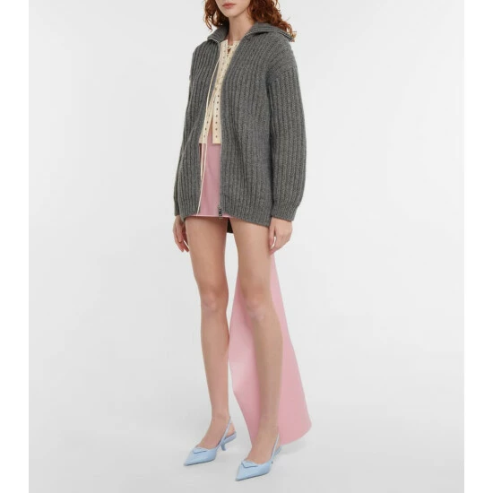 Prada Nylon Gabardine Slingback Pumps 3 Prada Nylon Gabardine Slingback Pumps